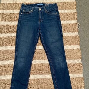 7 for all mankind jeans, size 25, denim, b(air), the ankle skinny, pre-owned